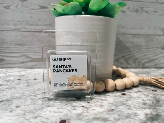 Mini Santa's Pancakes | Soy Blend Wax Tart