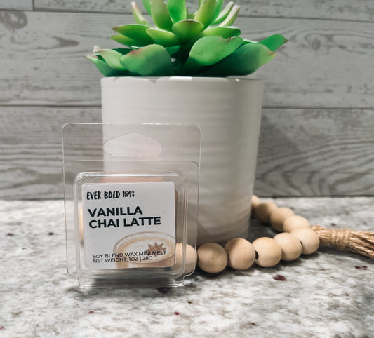 Mini Vanilla Chai Latte | Soy Blend Wax Tart