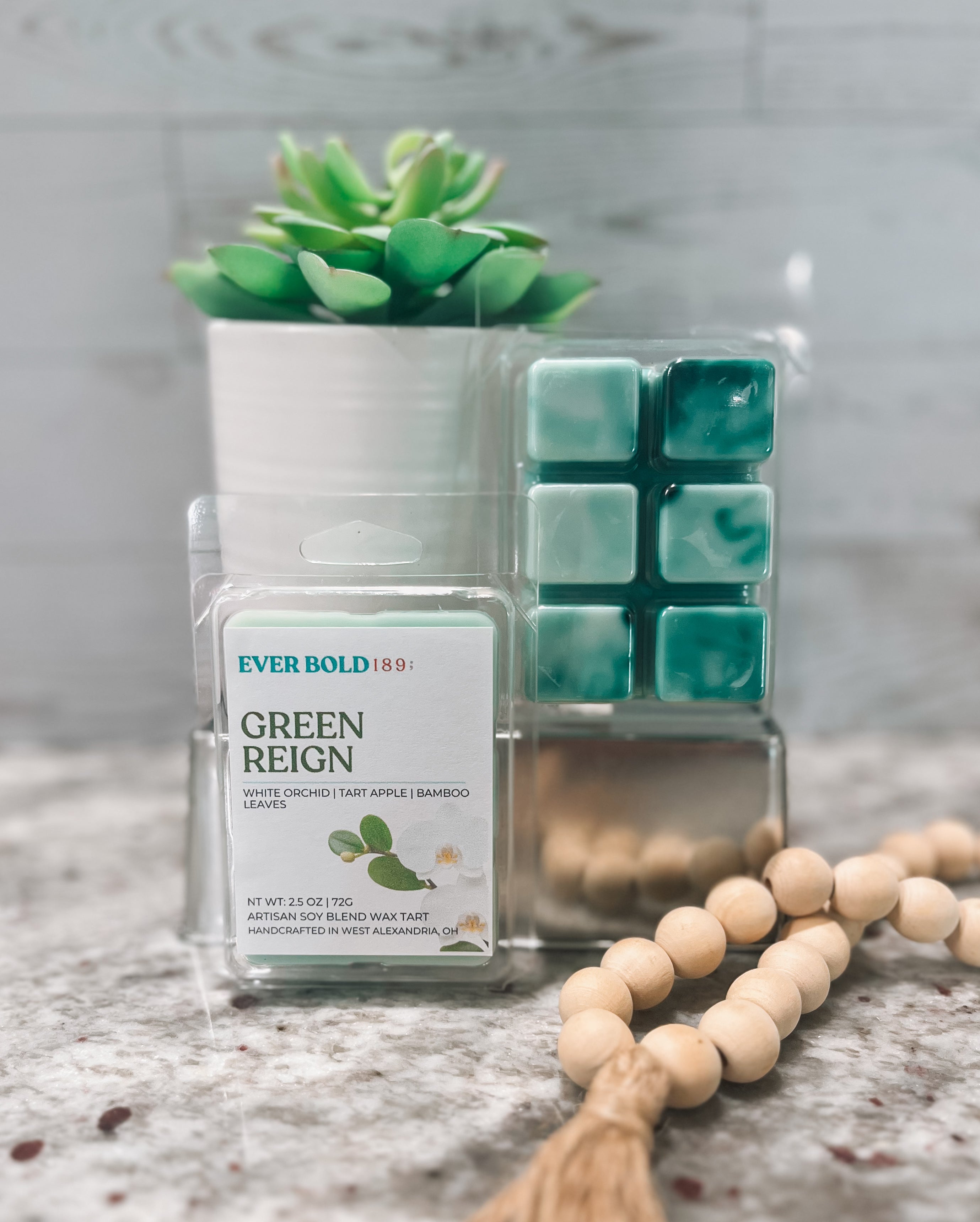 Green Reign | Soy Blend Wax Tart – Ever Bold 189
